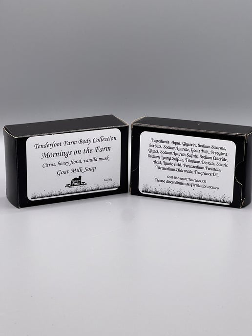 Mornings on the Farm Goat Milk Bar Soap