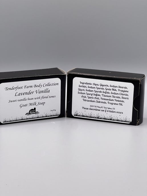 Lavender Vanilla Goat Milk Bar Soap